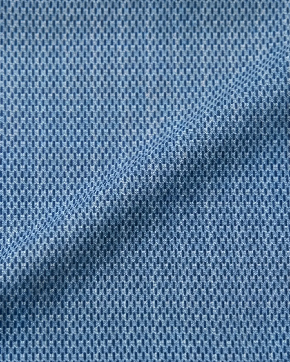 Motif-Print Four-Way-Stretch Men's Sport Shirt
