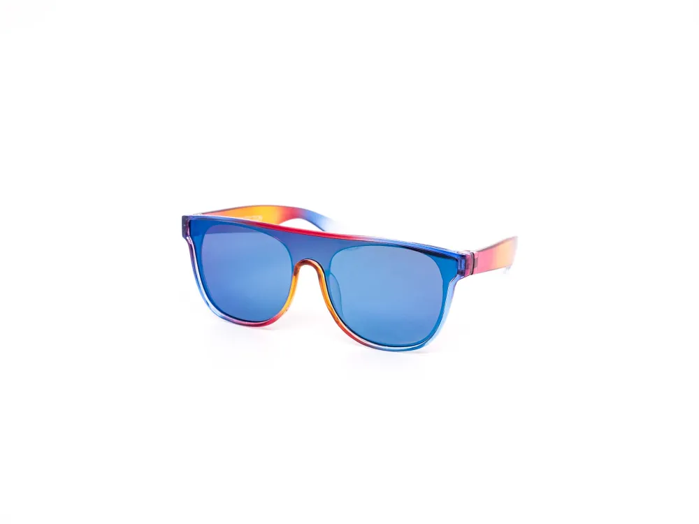 12-Pack Kids Oversized Burnt Mirror Sunglasses