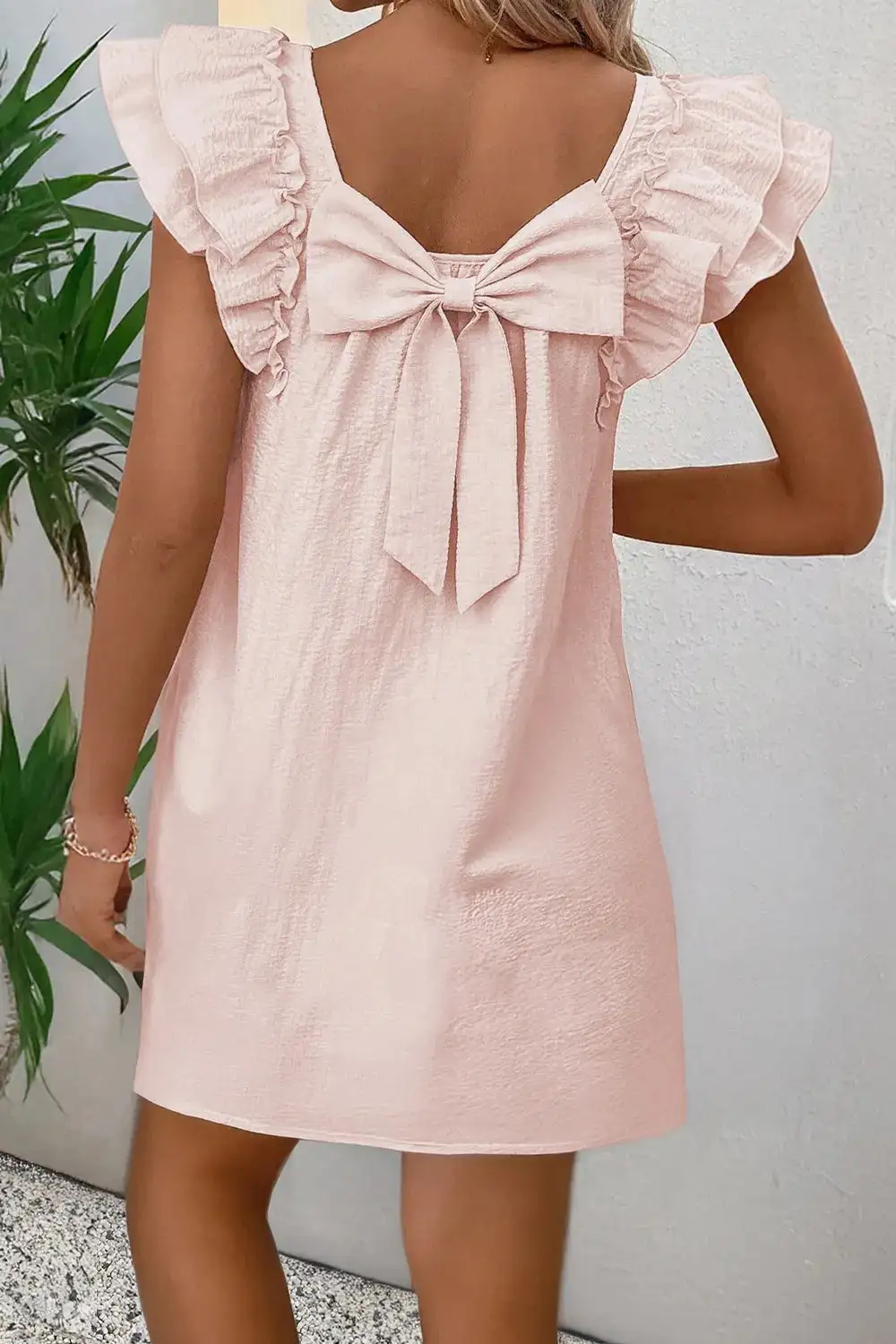 Easy Fit Ruffled Mini Dress