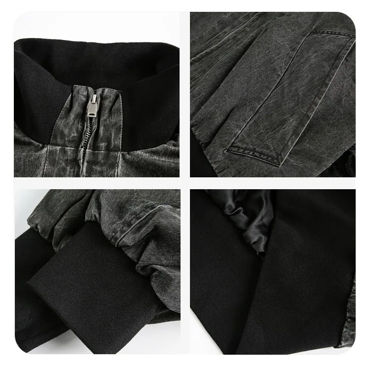 Casual Edgy Bomber Jacket