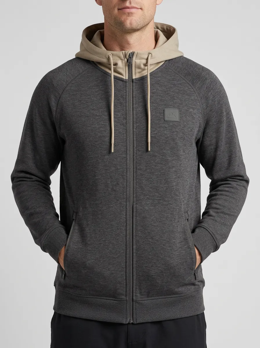 Casual Mountain Graphic Zip-Up Look Men's Sport Jacket