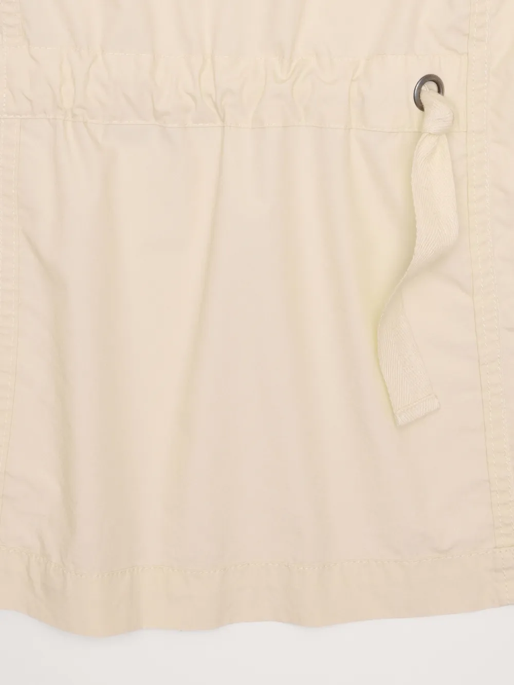 Men's Off-White Cotton Shirt Jacket