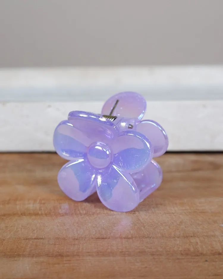 Easy-Wear Flower Jelly Style Hair Clip