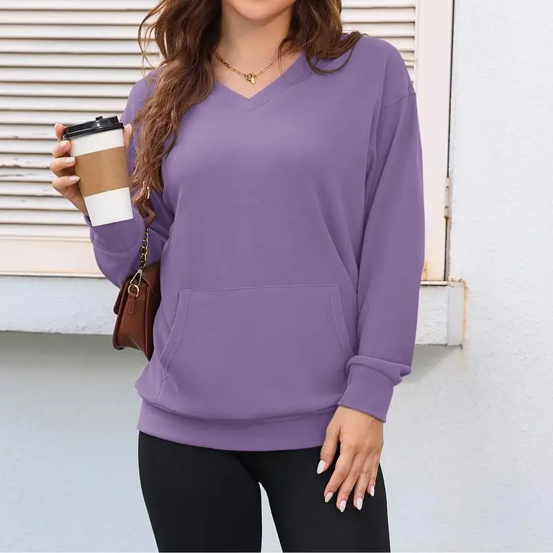 Women's Hoodless V-neck