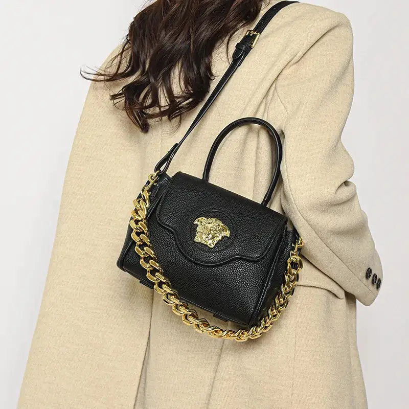 Zip-Top Shoulder Bag