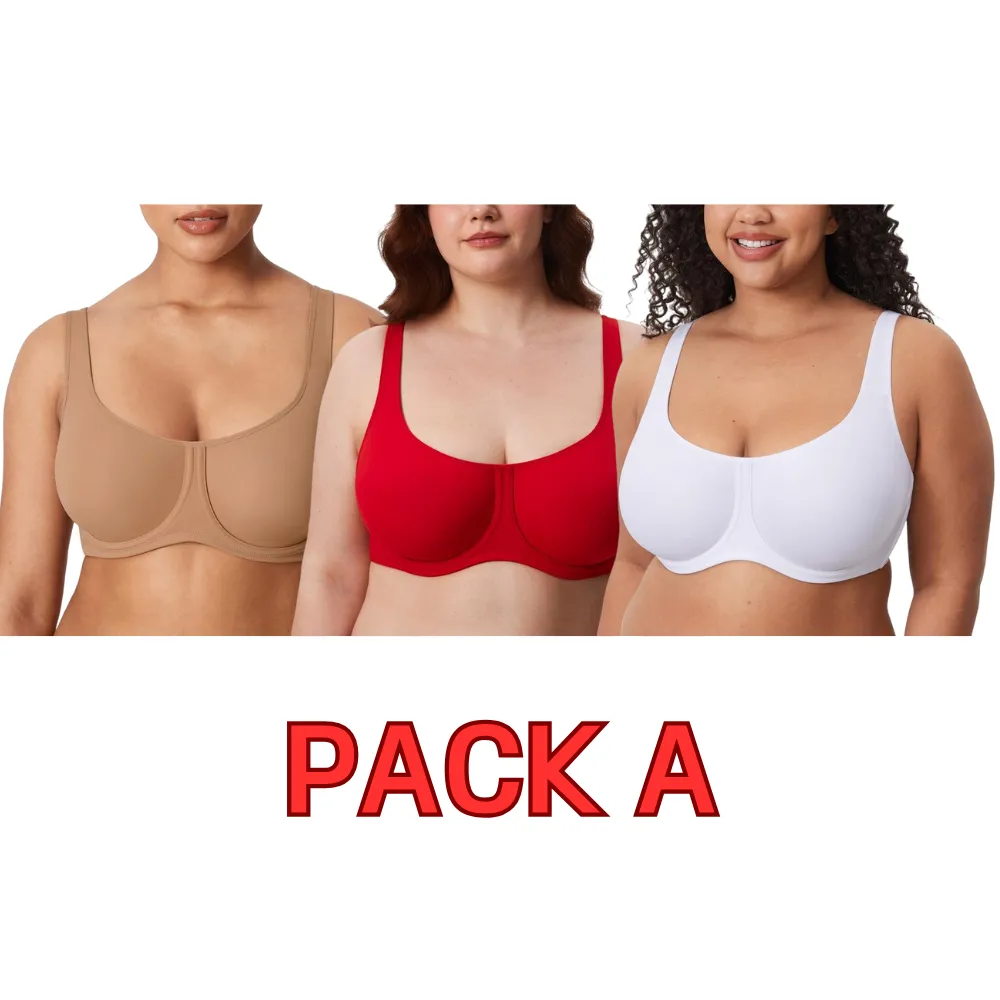 Women's Confishape Full Coverage Bra Plus