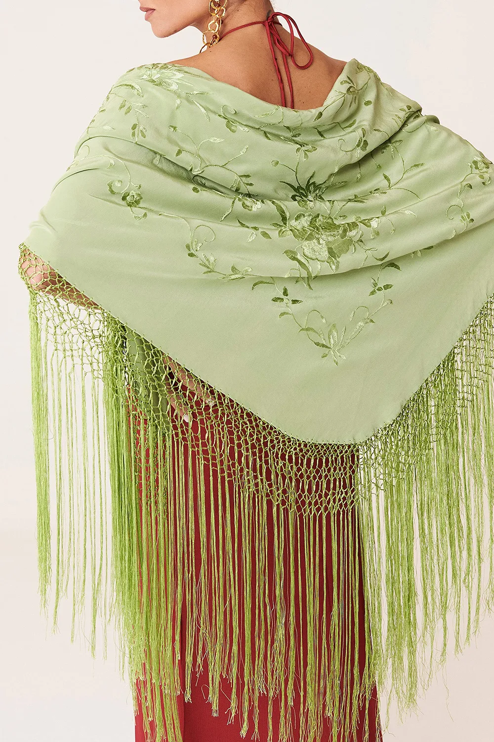 Shawl in a Single Shade