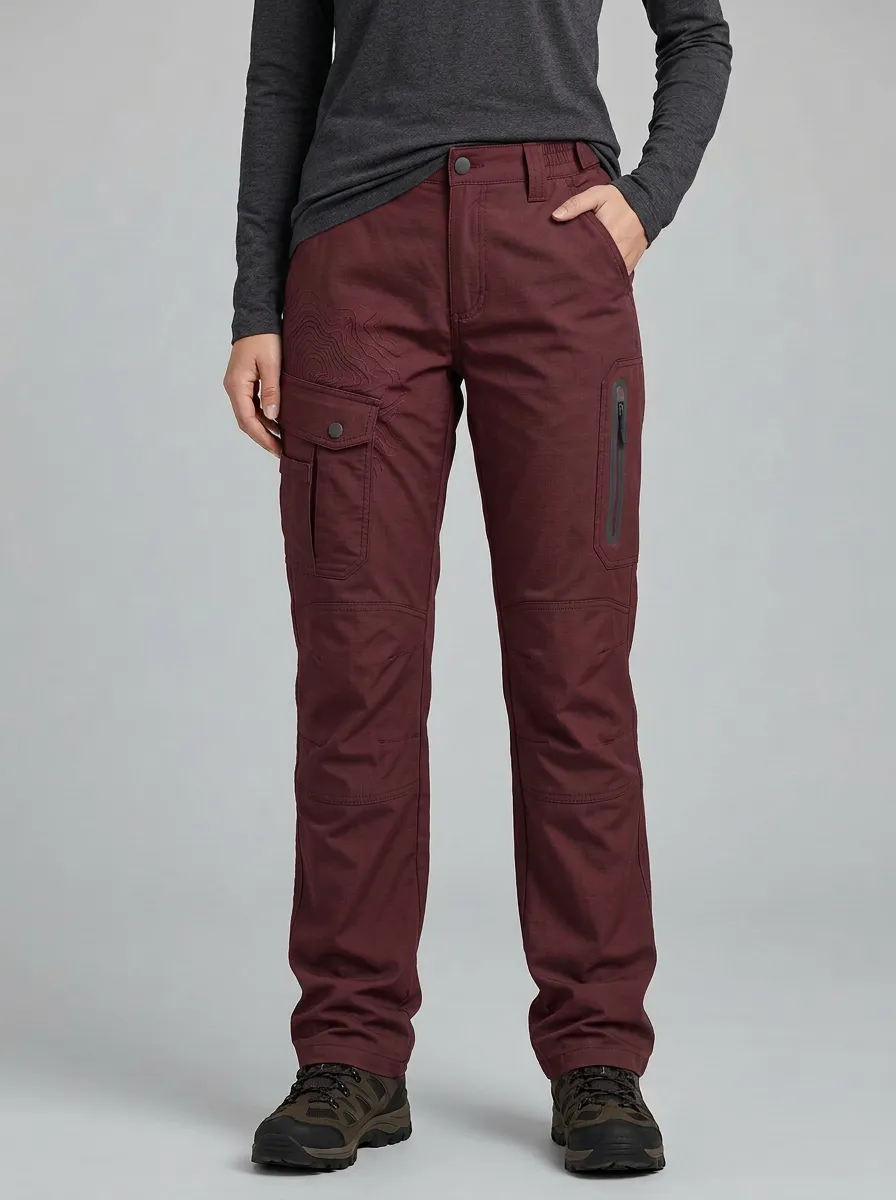Unisex Terrain Topographic Map Tactical Work Pants