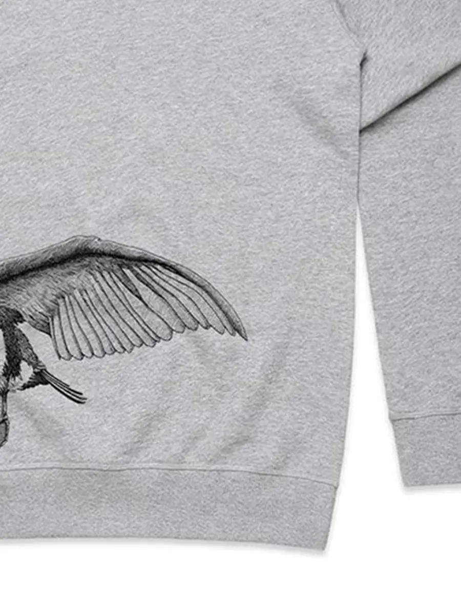 Fashionable Bird Pattern Versatile Casual Sportswear Shirt