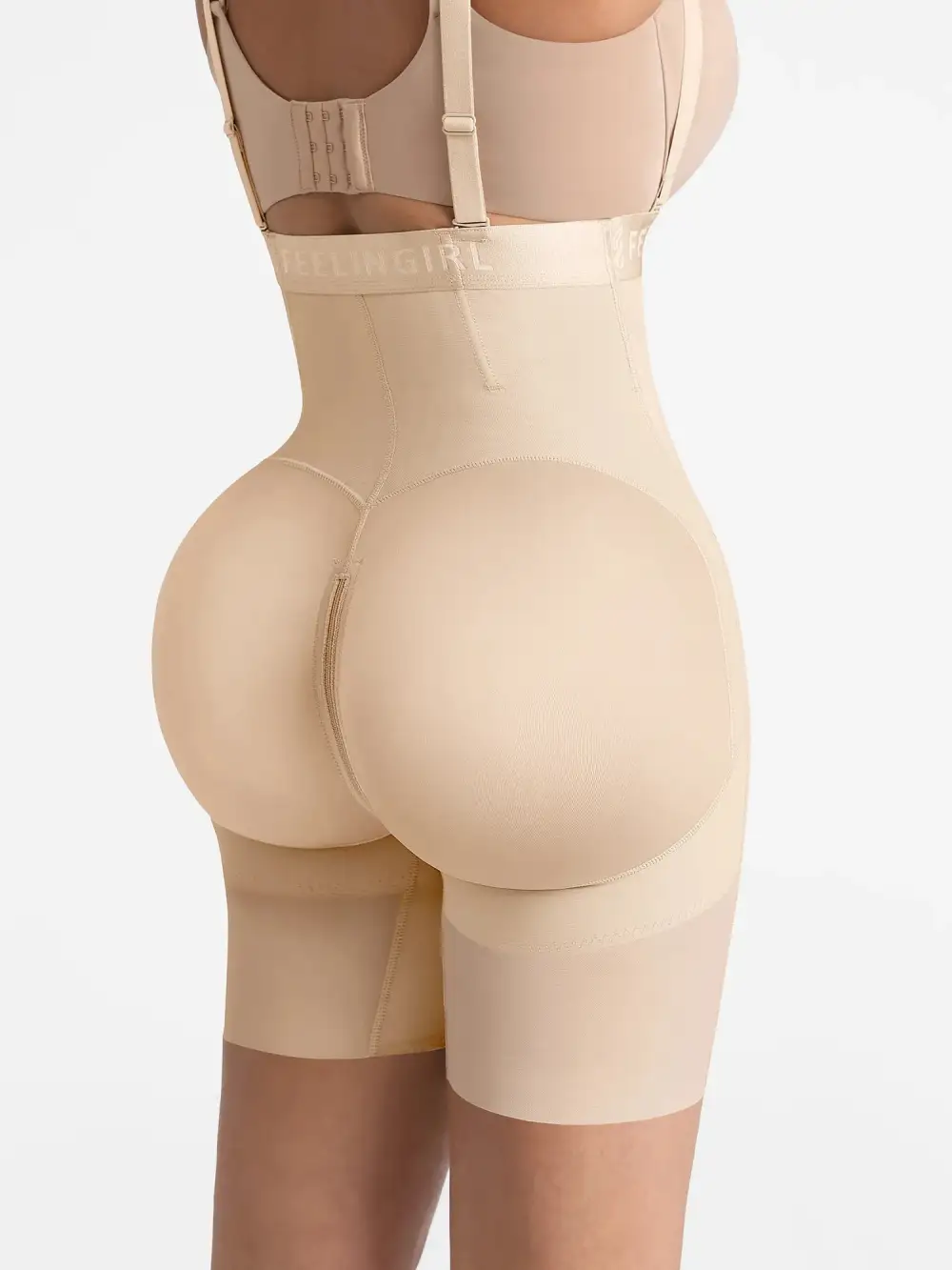High Waist V Neck Shaping Shorts