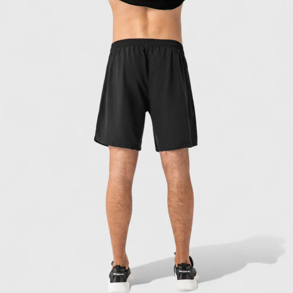 Refined Elastic-Waist Men's Athletic Shorts