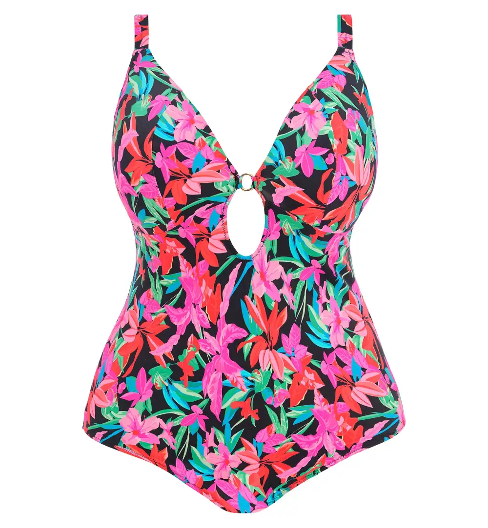 Classic Deep-Plunge Wire-Free One-Piece Swimsuit