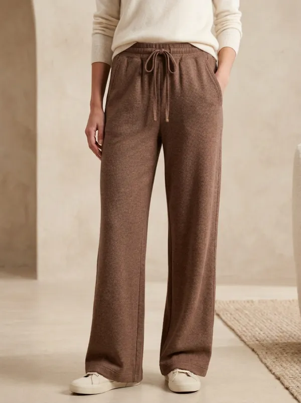 Vintage Printed Wide Leg Pants For Women