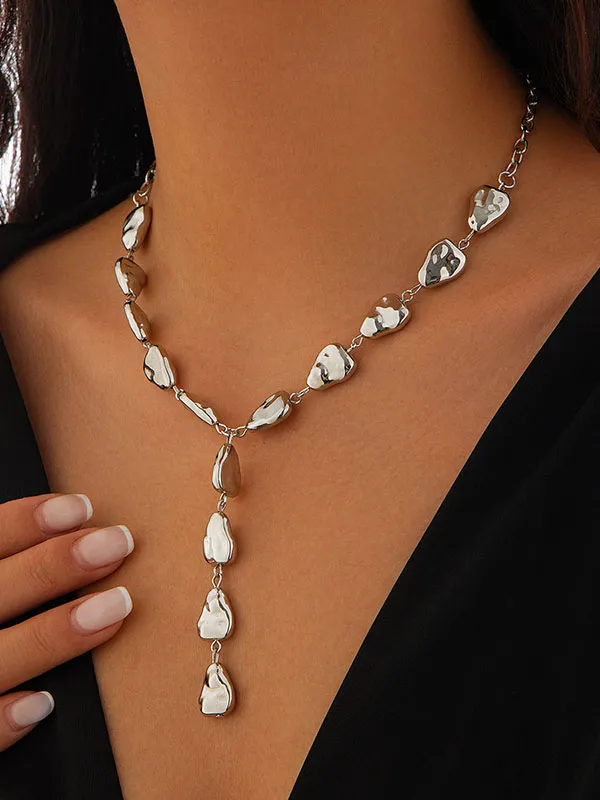 Minimal Chain Geometric Casual Necklace