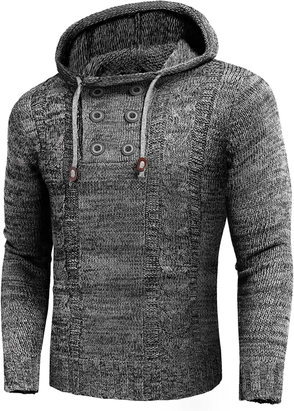 Casual Pullover Knitted Hoodies