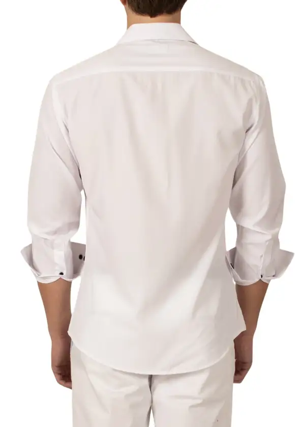 Check Button Up Dress Shirt