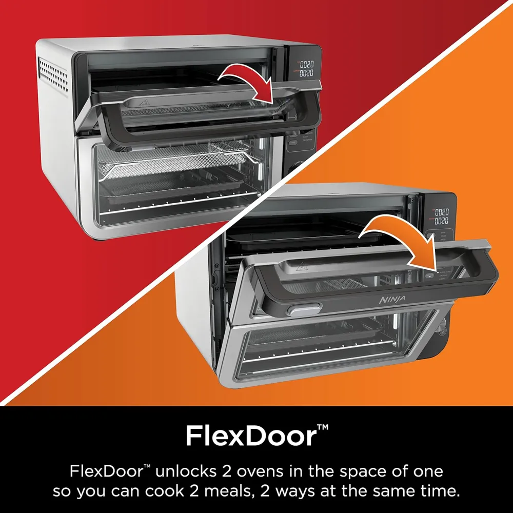 Ninja DCT451 12-in-1 Smart Double Oven with FlexDoor