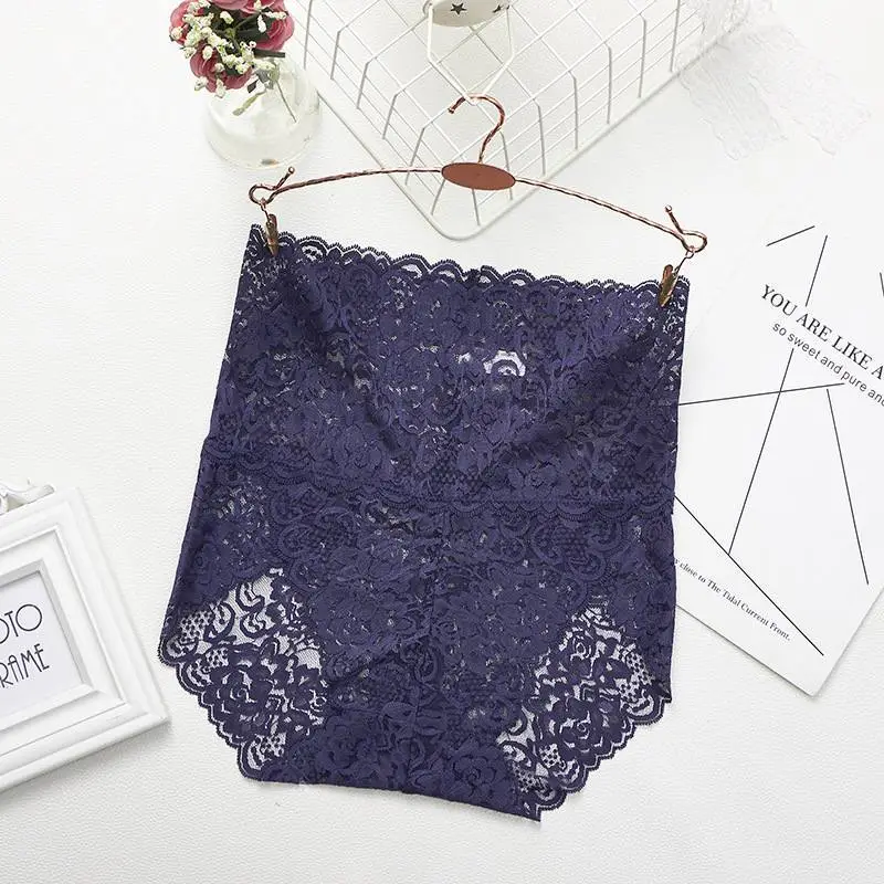 Lace High-Waist Briefs