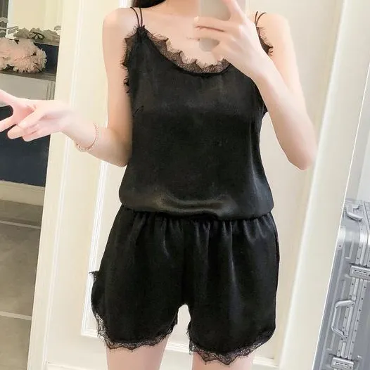 Lace Trimmed Sleep Set