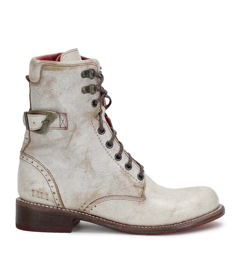 Wingtip Lace-Up Combat Boots