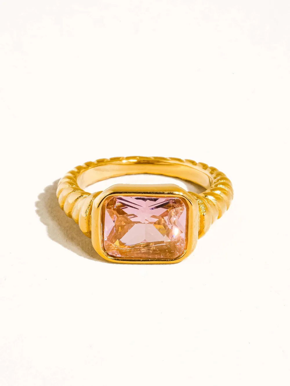 Crystal Cocktail Statement Ring