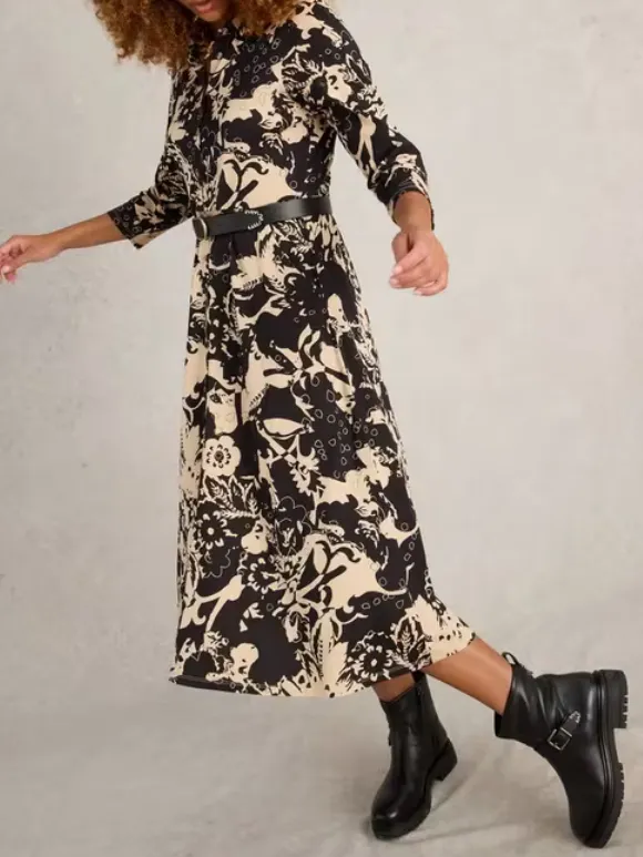Maxi Jersey Shirt Dress