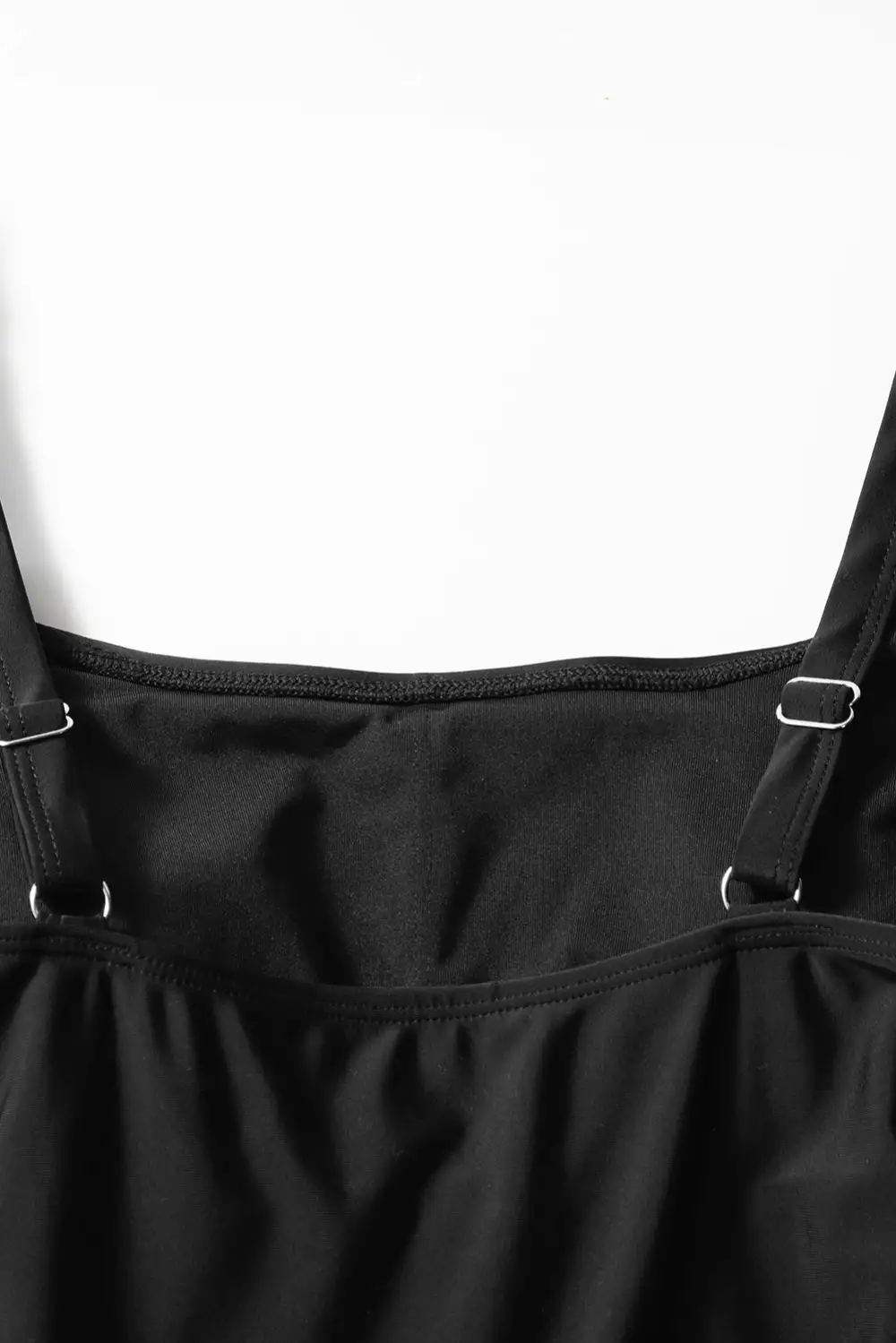 Side Tied Waist Square Swim Dress