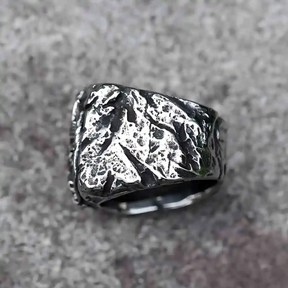 Men's Satanic Goat Head Ring