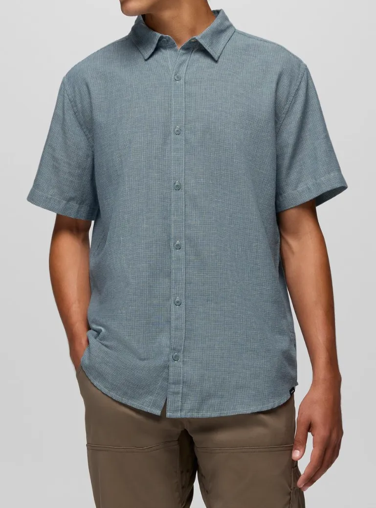 Textured Weave Men's Casual Shirt