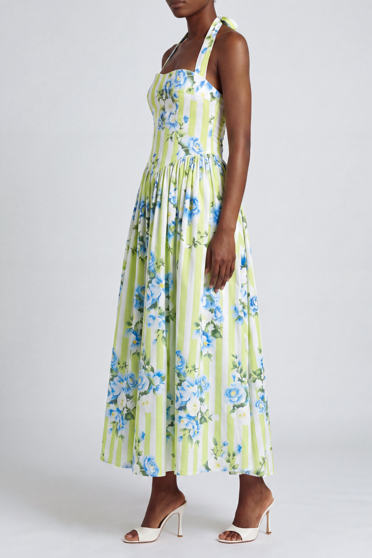 Lace Floral Maxi Dress
