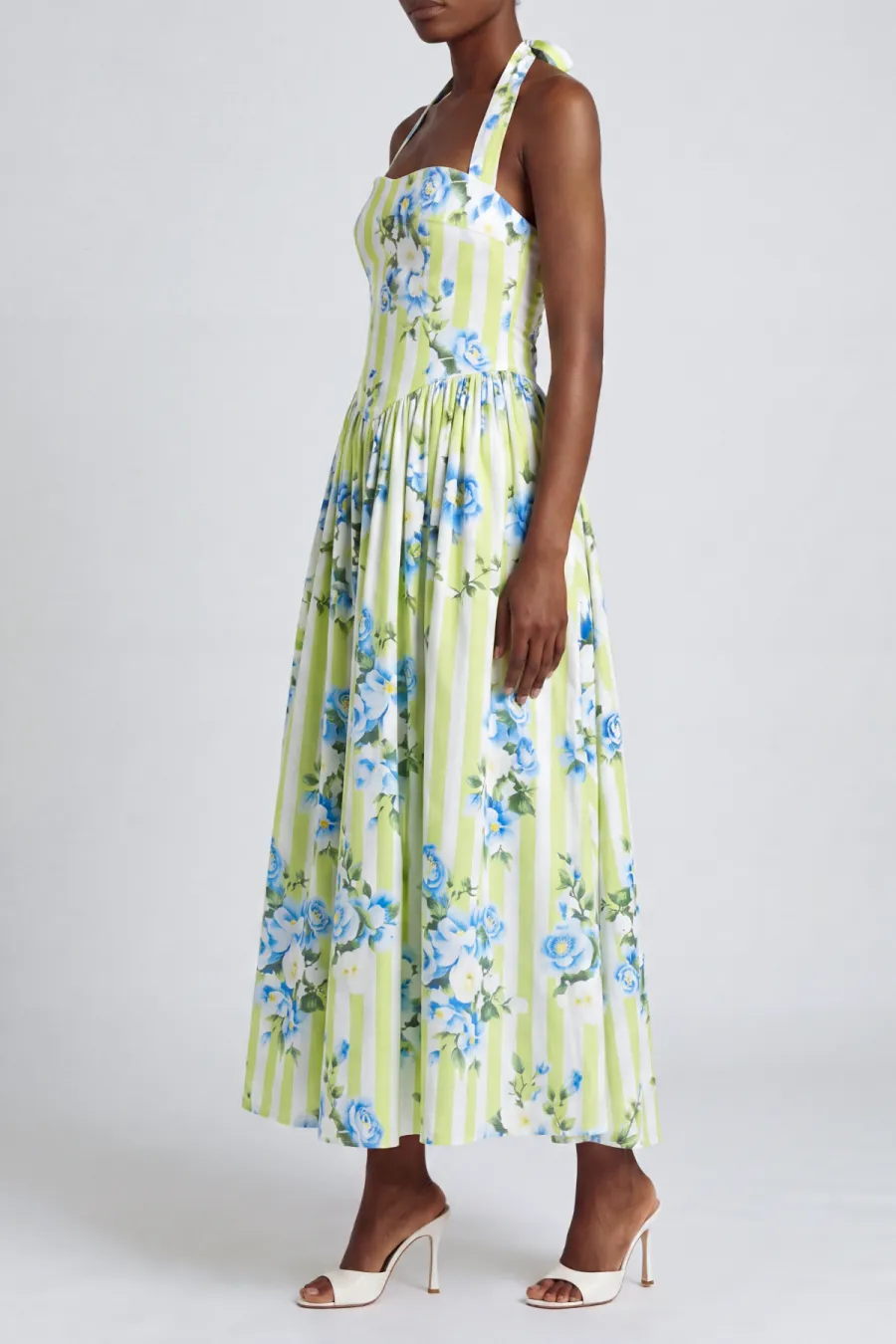 Lace Floral Maxi Dress