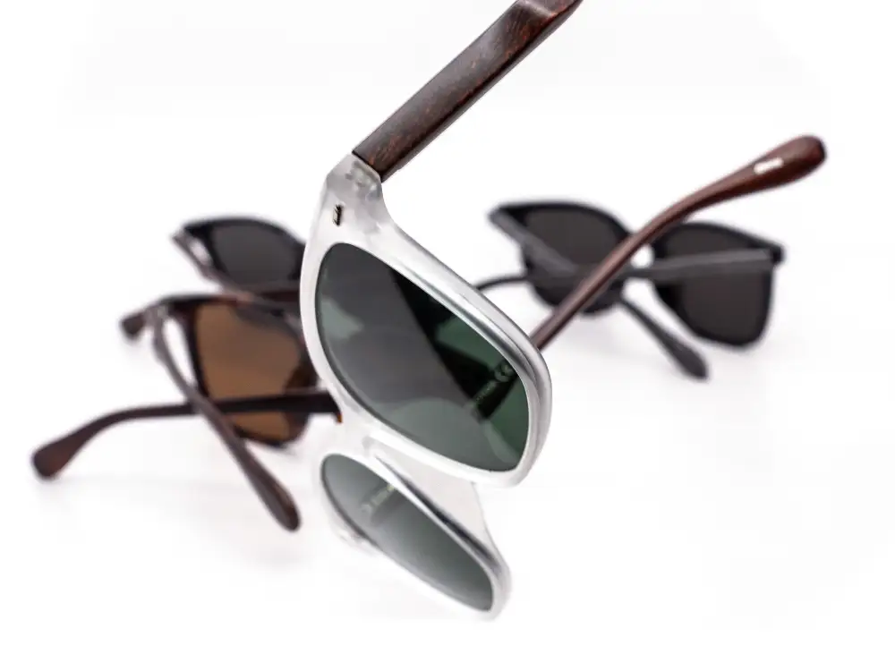 12-Pack Tortoise Classic Wayfarer-Style Wood Accent Sunglasses
