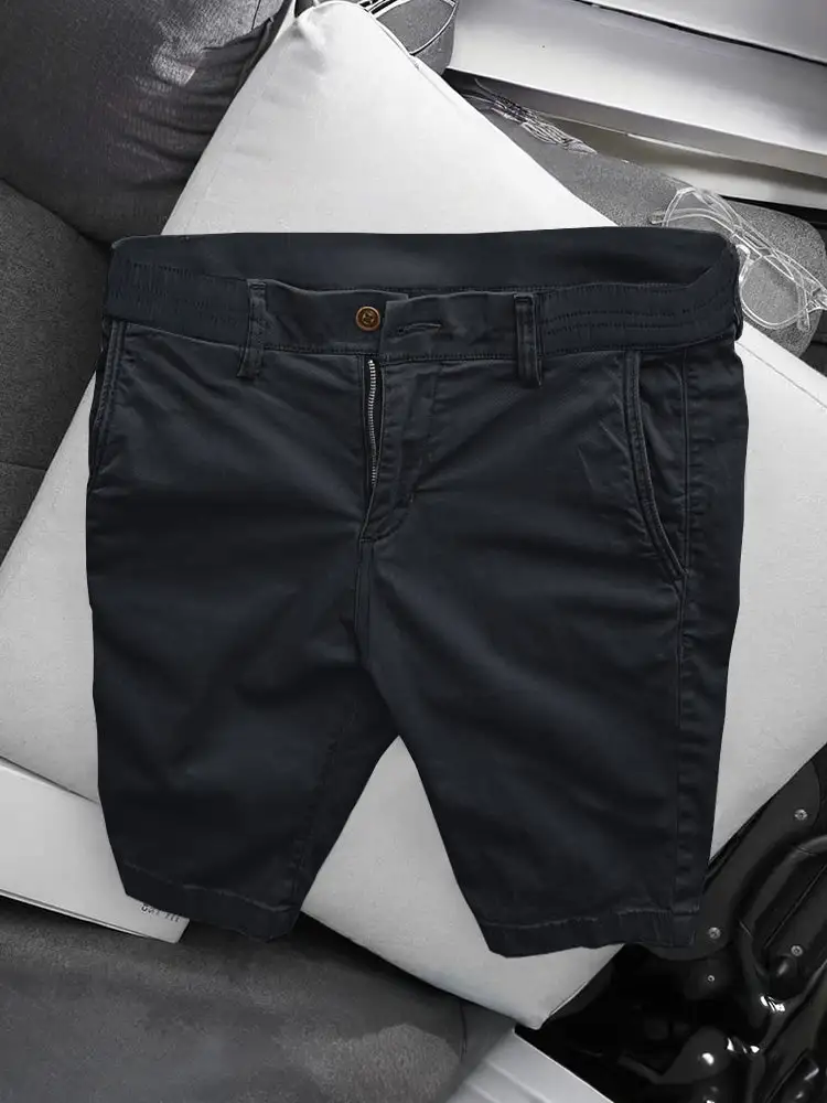 Men's Casual Business Straight Cotton Shorts