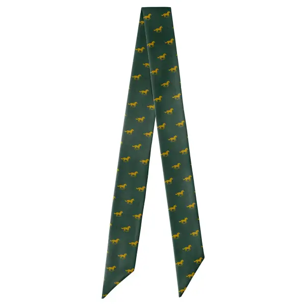 Derby Horses Motif Hair Scarf