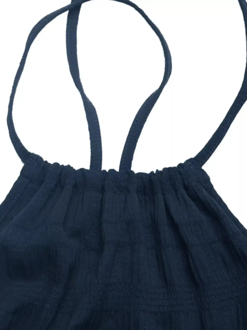 Gathered Detail Tiered Midi Dress