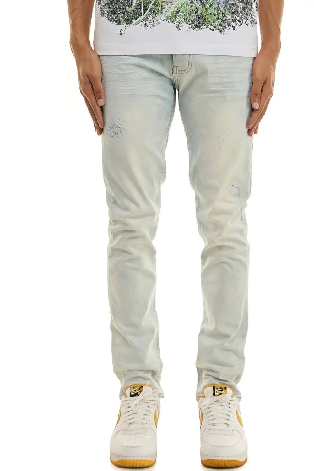 Men's Urban Skinny Distressed Stretch Jeans