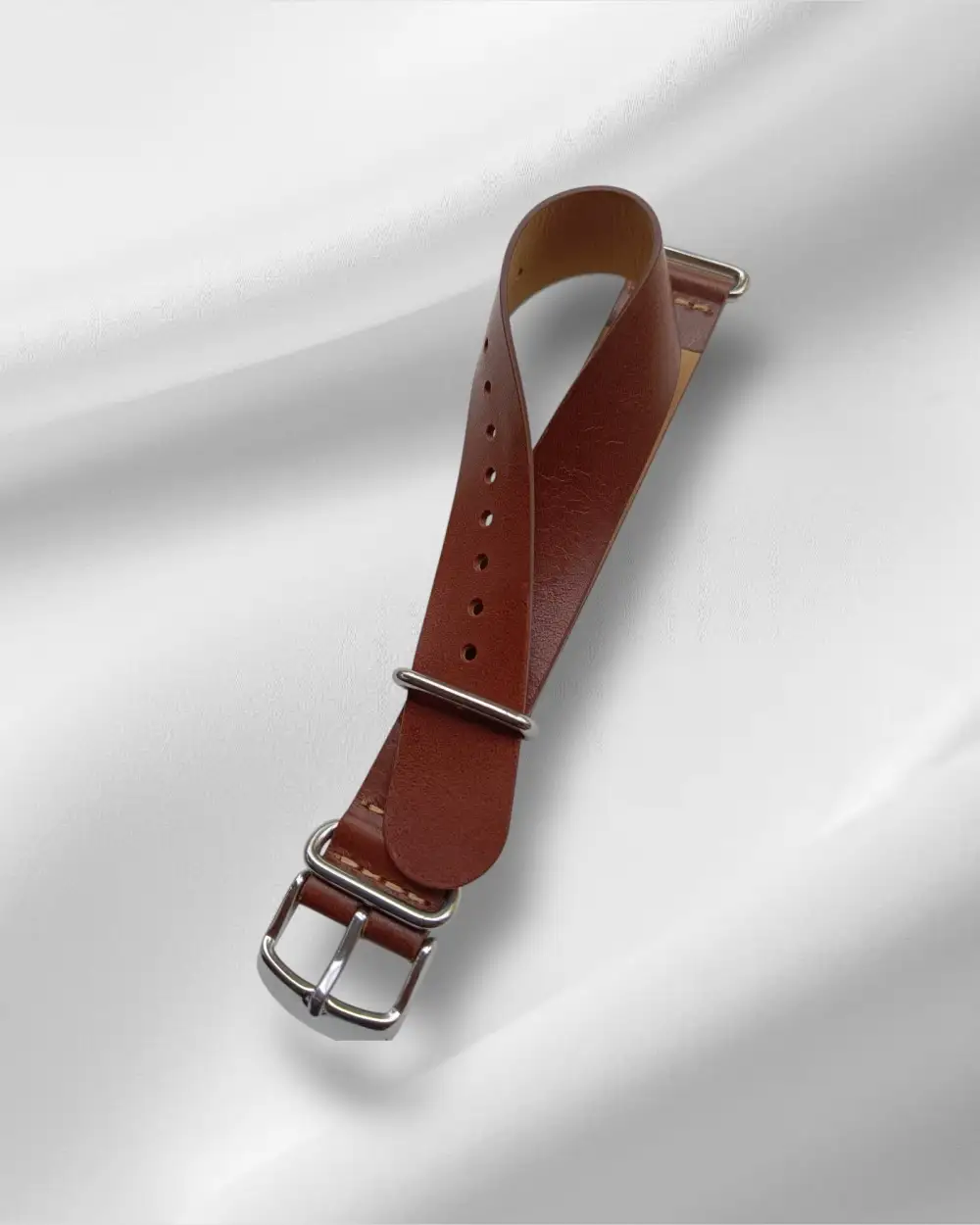 Classic NATO Suede Leather Watch Strap