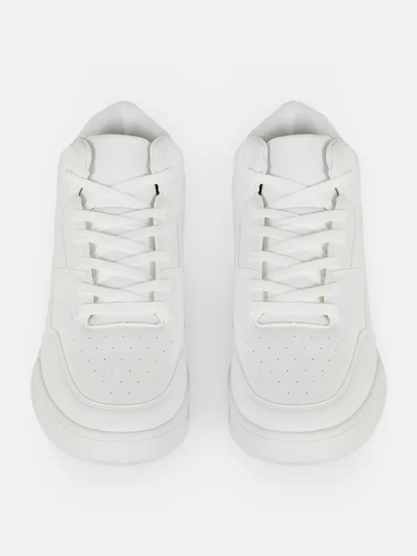 Leisure High-Top Patchwork Round Head Sports Shoes