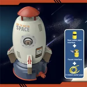 Outdoor Yard Rocket Sprinkler Toy