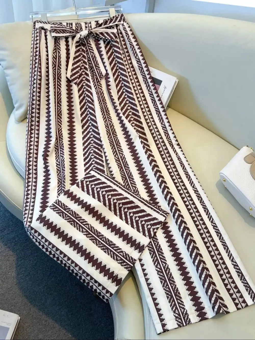 Everyday Boho Print Wide Leg Pants