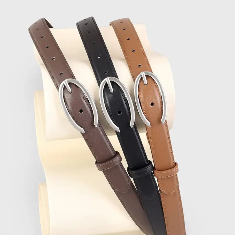 Subtle Statement Buckle Dress Belt