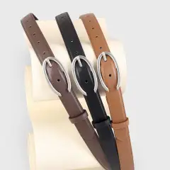 Subtle Statement Buckle Dress Belt