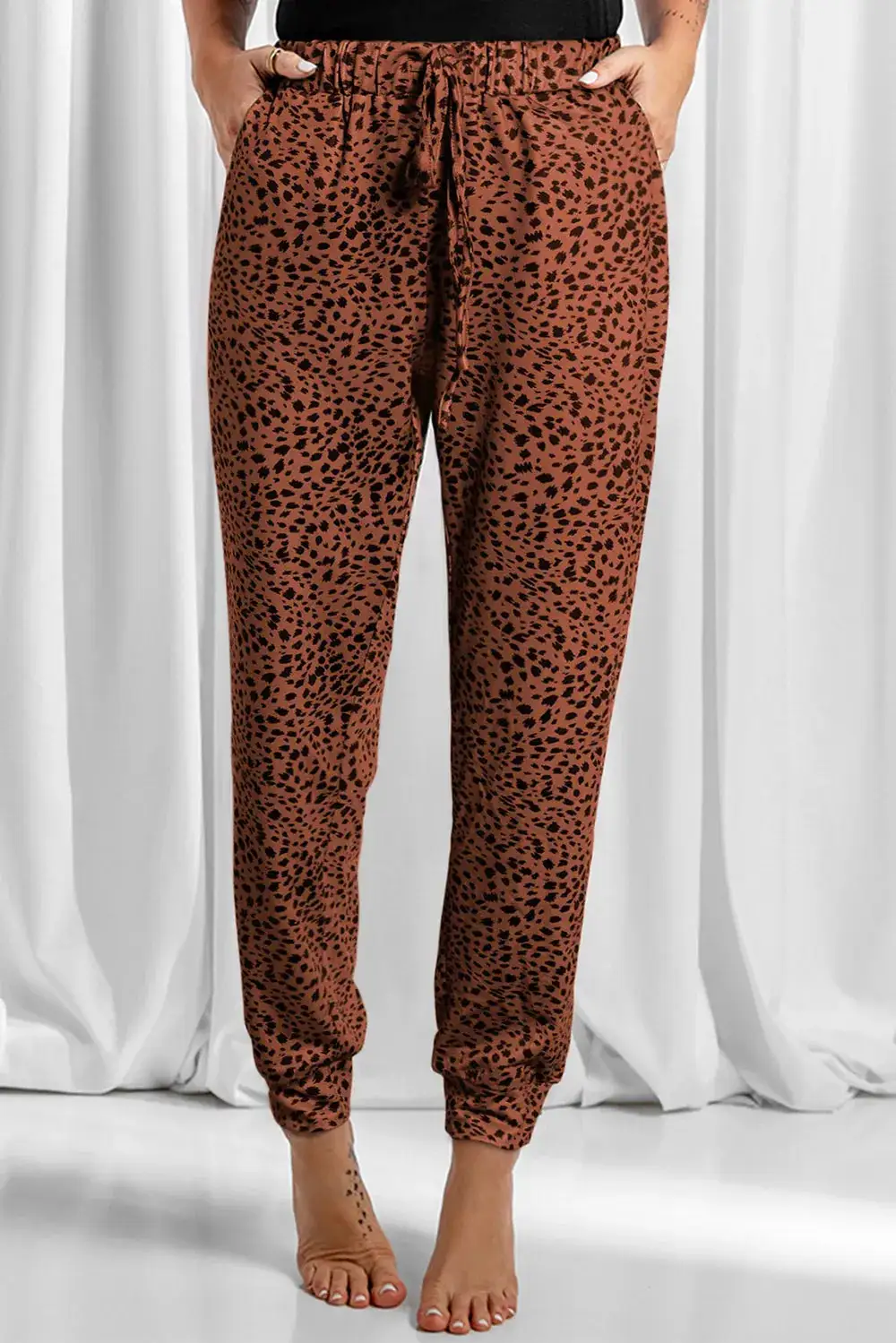 Modern Drawstring Pocket Detail Pants