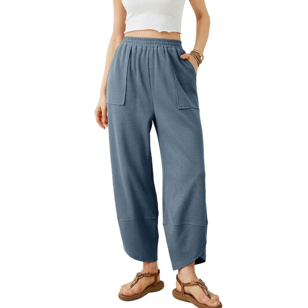 Elasticated Harem Palazzo Pants
