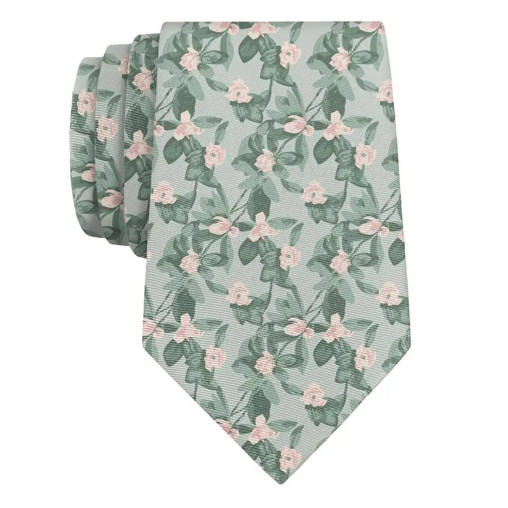 Distinctive Floral Motif Necktie