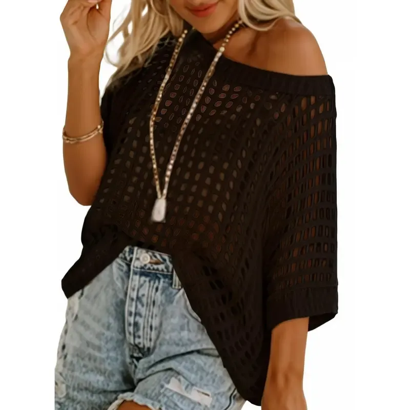 Women's Summer Crew Neck Short Sleeve Top