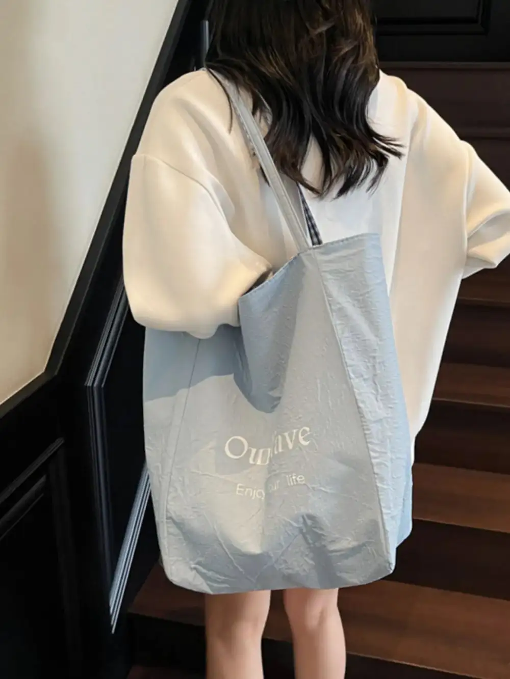 Plaid Tote Bag