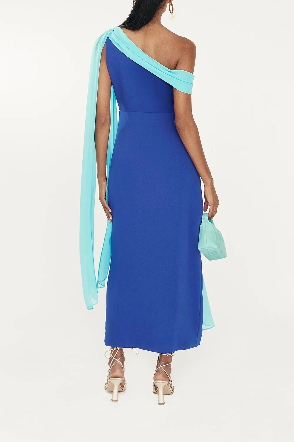Women's Same Color Shoulder Straps Dress