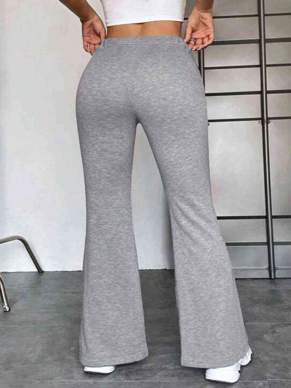 Relaxed Drawstring Pocketed Sweatpants