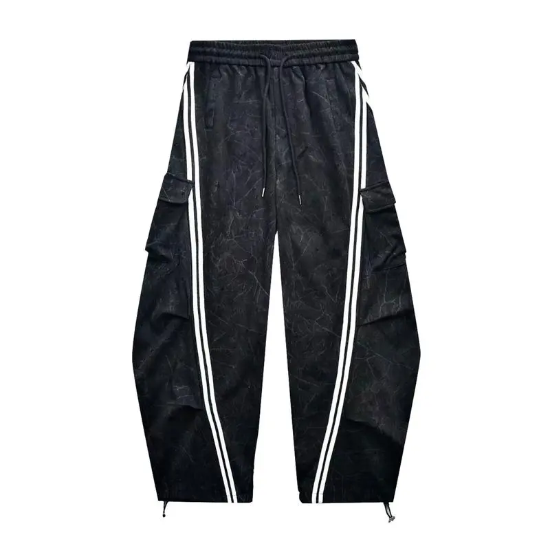 Women  Wide Leg Drawstring Joggers with Side Pockets